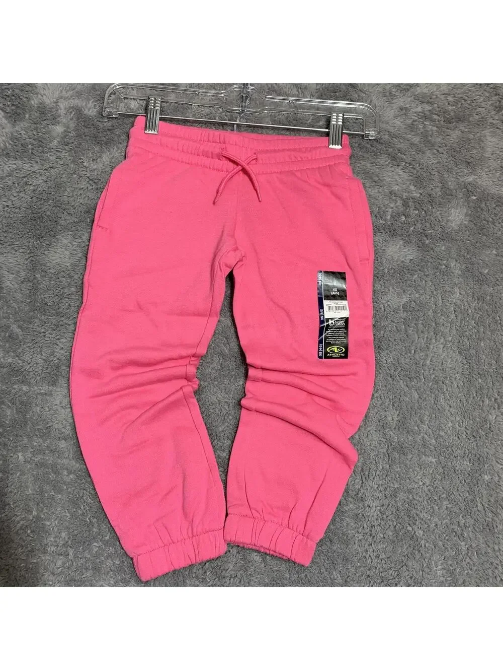 Girls Athletic Works Loose Pants Polyester Joggers Pink Various Sizes